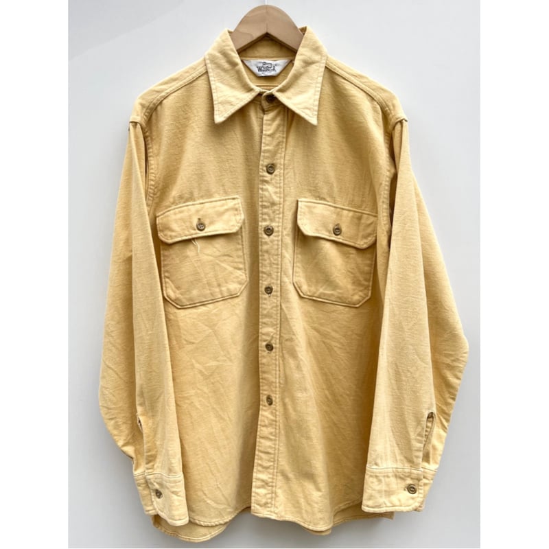 70s Woolrich CHAMOIS CLOTH SHIRT Size L | KORDS