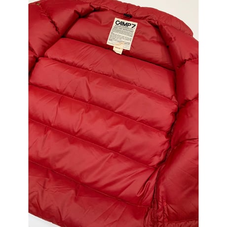 80s CAMP7 DOWN VEST Size M