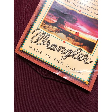 90s "DEADSTOCK" Wrangler WRANCHER 82BR MADE IN USA 🇺🇸 W35L32