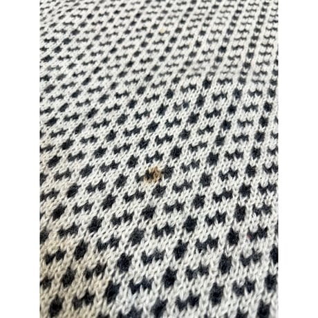 80s L.L.Bean "BIRDS EYE" WOOL KNIT MADE IN NORWAY 🇳🇴 Size XL