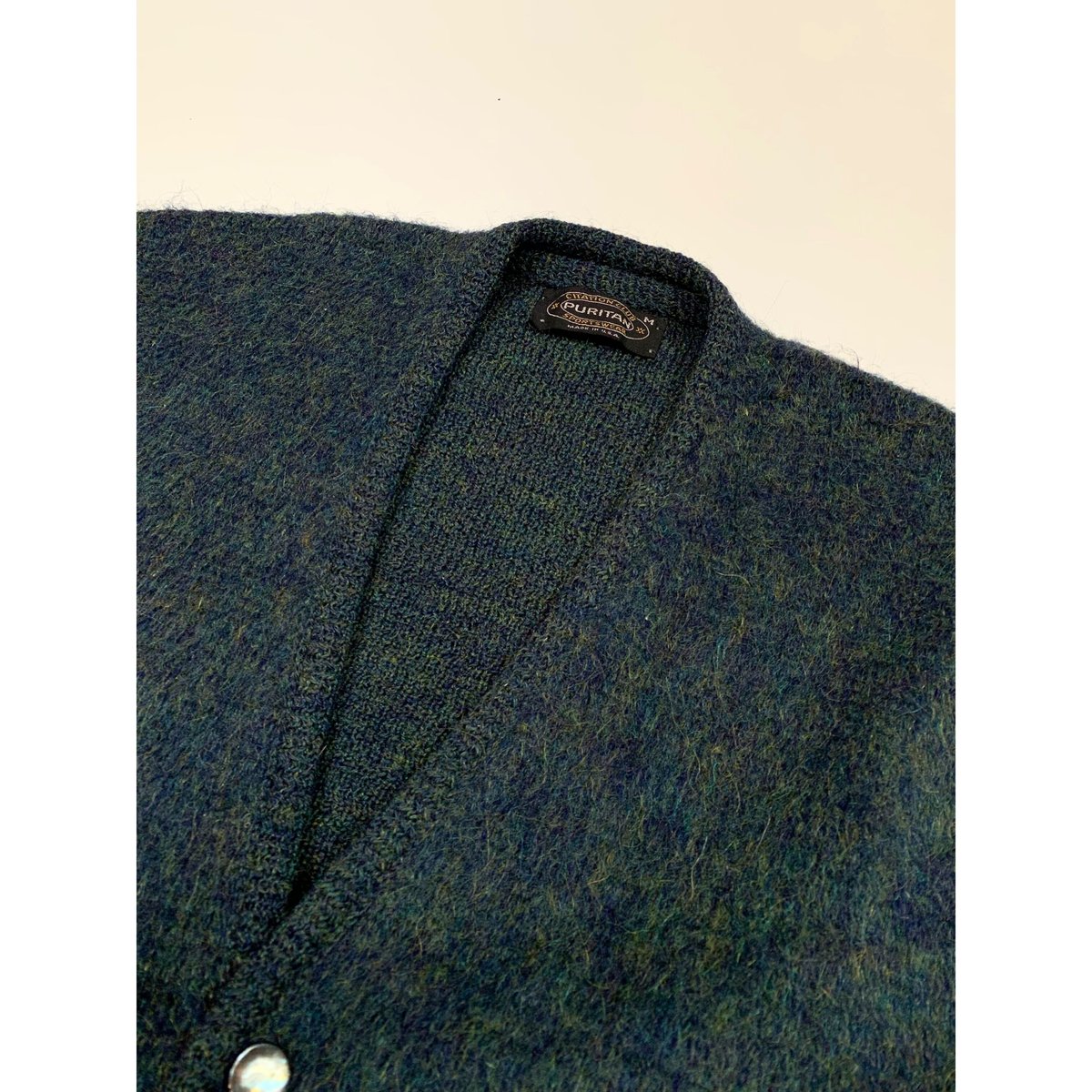 60s PURITAN MOHAIR CARDIGAN MADE IN USA 🇺🇸 Size