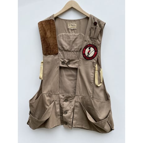60〜70s BOB ALEEN "Gun Clab" SHOOTING VEST Size L