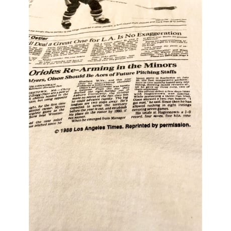 80s NEWSPAPER Tee MADE IN USA 🇺🇸 Size XL