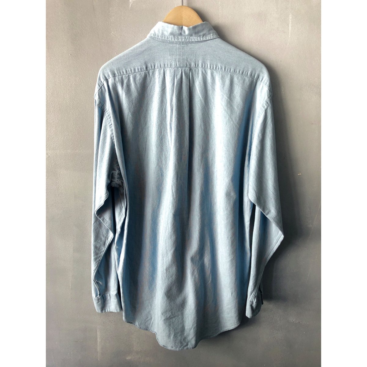トップス 90s Ralph Lauren Cotton  Big Shirt 古着 90s USA製 Ralph Lauren 「The Big Shirt」 クレスト ワン