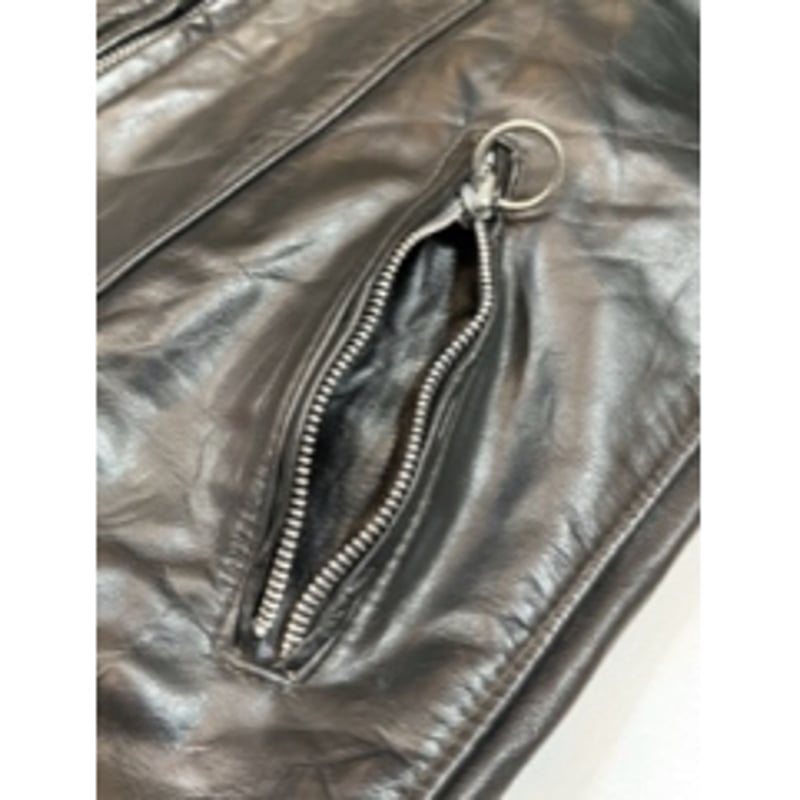 80s BROOKS LEATHER SINGLE RIDERS JACKET MADE IN 80s BROOKS LEATHER SINGLE RIDERS JACKET MADE IN