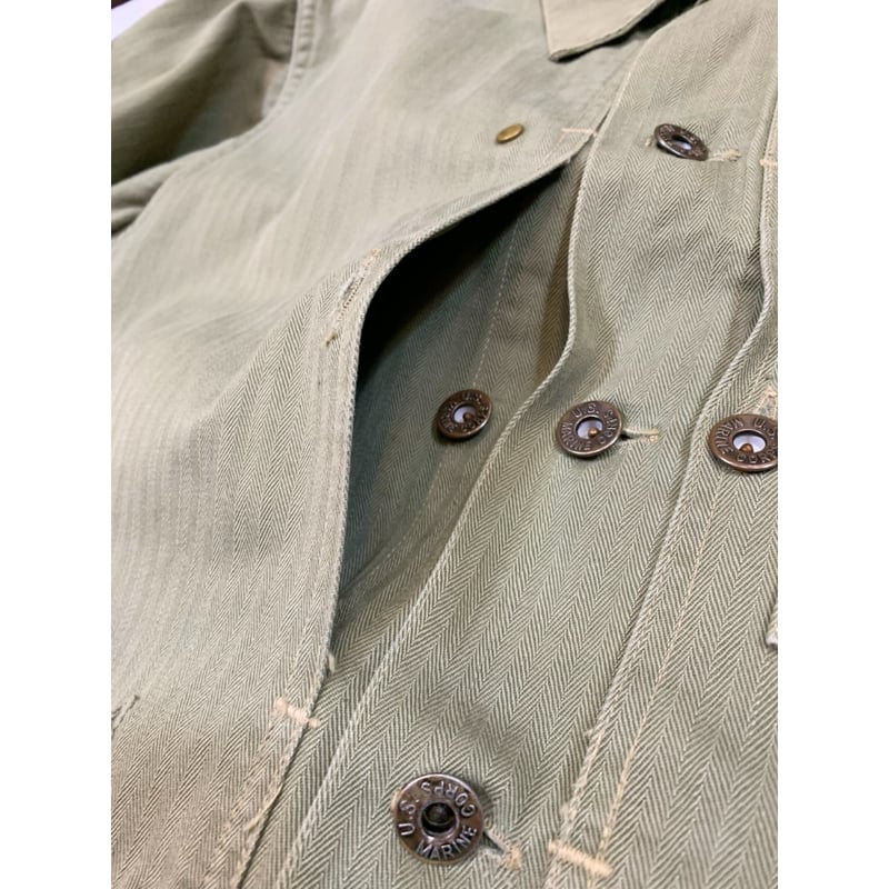 40s US MARINE CORPS P-44 HBT JACKET Size 42程 | 40s US MARINE CORPS P-44 HBT JACKET Size 42程 |