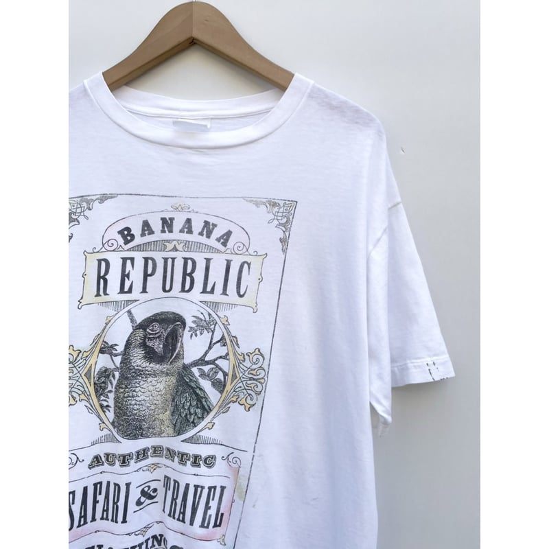 80s BANANA REPUBLIC ART Tee MADE IN USA 🇺🇸 Size