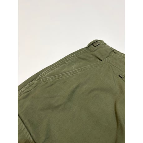 60s US AMRY Jungle Fatigue PANTS "3rd TYPE" Size MEDIUM-SHORT