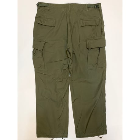 60s US AMRY Jungle Fatigue PANTS "5th TYPE" Size LARGE-REGULAR