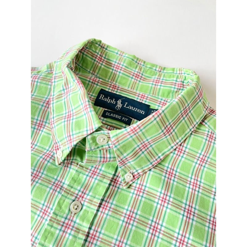 RALPH LAUREN　タンガリーシャツ　LL　90S　classic fit 90s Ralph Lauren 