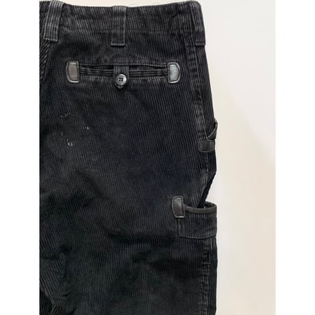 80s GERMANY WORK CORDUROY LOGGER PANTS Size W34L30