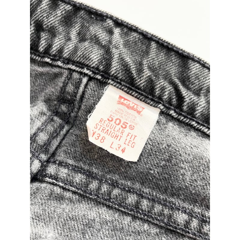 90s Levi's 505 black denim pantsリーバイスUSA 90s Levi's 505 BLACK DENIM PANTS MADE IN USA 🇺🇸