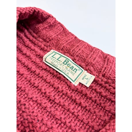 80s L.L.Bean COTTON KNIT MADE IN USA 🇺🇸 Size L