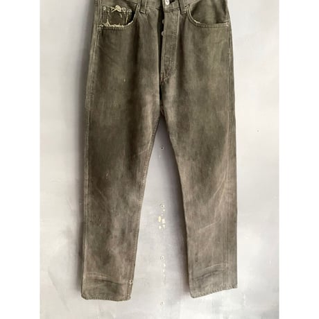 90s Levi’s 501-5959 BLACK DENIM PANTS MADE IN USA 🇺🇸 Size W31L34→W30L32