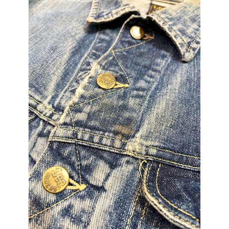 60s Lee "101-J" DENIM JACKET MADE IN USA🇺🇸 Size 42-REGULAR