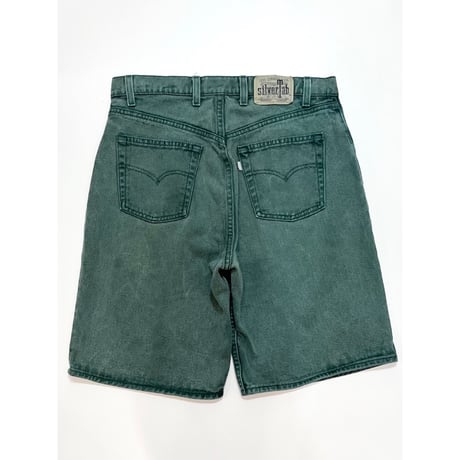 90s Levi's "Silver Tab" LOOSE DENIM Shorts MADE IN USA🇺🇸 Size W33→W32