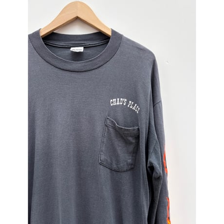 80s CHAD'S PLACE L/S Tee MADE IN USA 🇺🇸 Size XL