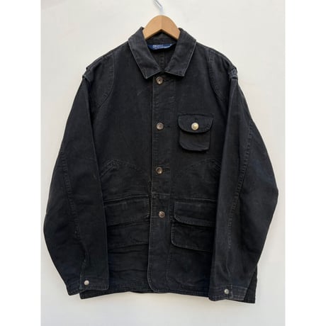 90s POLO Ralph Lauren "BLACK" DUCK HUNTING JACKET Size M