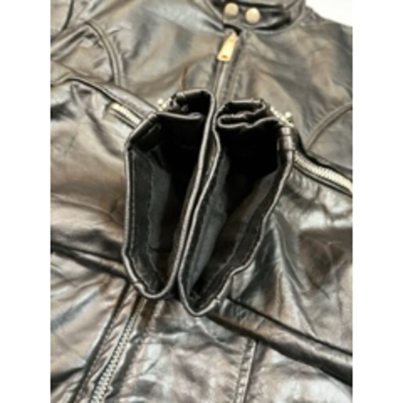 80s BROOKS LEATHER SINGLE RIDERS JACKET MADE IN