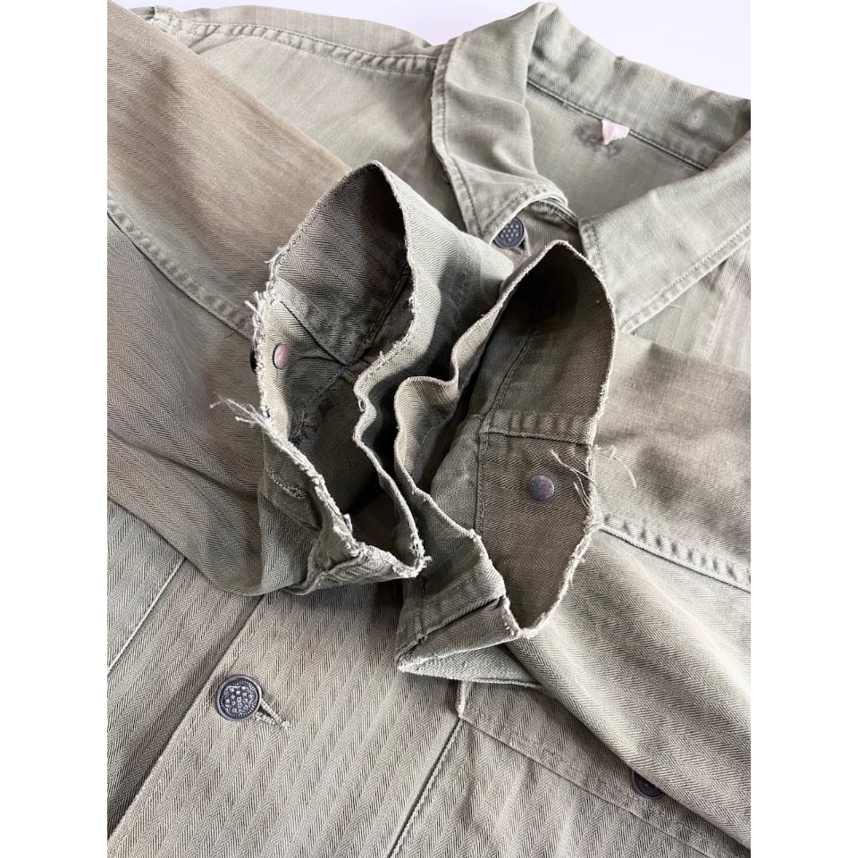 美品　36R 1940s M-43 hbt jacket バックステンシル付き 40s US ARMY 