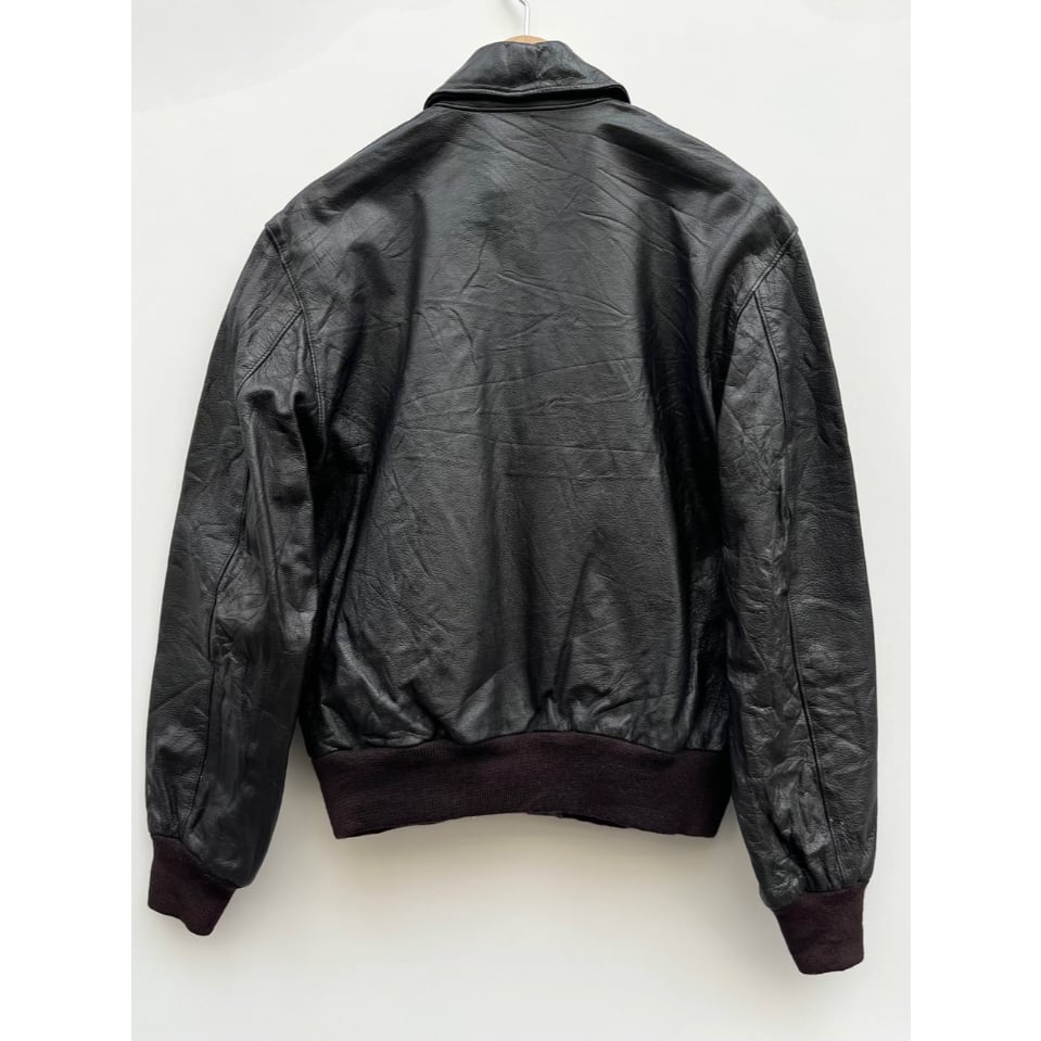 80s L.L.Bean A-2 TYPE LEATHER JACKET MADE IN US 80s L.L.Bean A-2 TYPE LEATHER JACKET MADE IN US