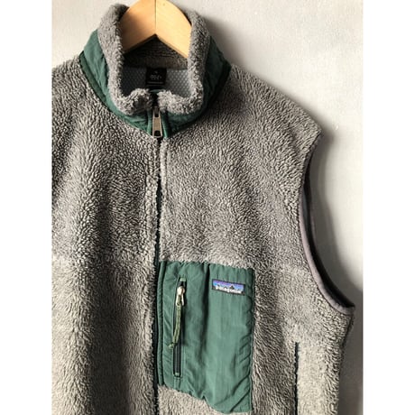 Patagonia 90s pef レトロx 後期型 ベスト 97年製 usa patagonia パタゴニア 90s USA製 PEF表記 Retro-X Vest レトロX
