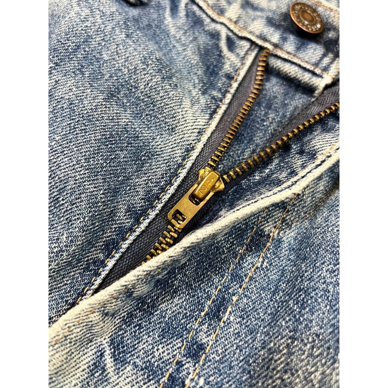 アビレックスポーチXリーバイス517ブラックデニムw32計2点 W31×L30】Levi's 517 ブラックデニム 革パッチ ブーツカット