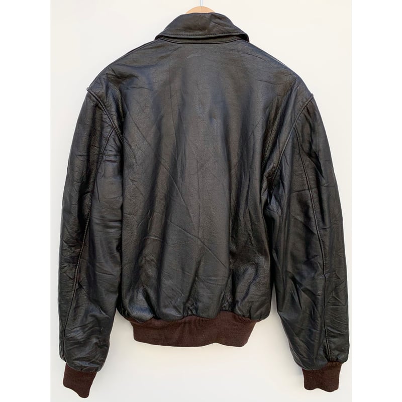 80s L.L.Bean A-2 TYPE LEATHER JACKET MADE IN US 80s L.L.Bean A-2 TYPE LEATHER JACKET MADE IN US