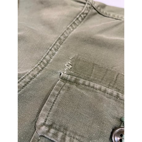 50〜60s US ARMY "1st MODEL" OG107 UTILITY SHIRT Size SMALL
