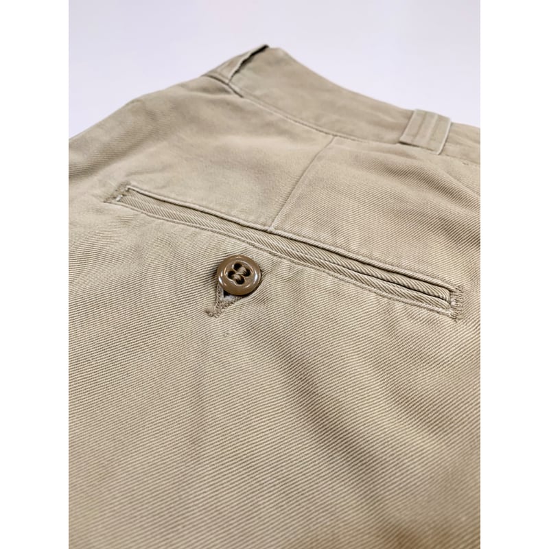 60s US ARMY KHAKI TROUSERS Size W34L31→W33L29 | 60s US ARMY KHAKI TROUSERS Size W34L31→W33L29 |