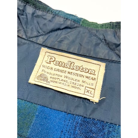 70s PENDELTON WOOL WESTERN SHIRT Size XL