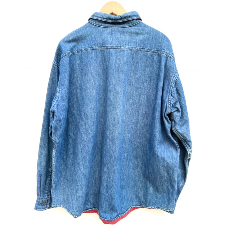 80s L.L.BEAN DENIM SHIRT MADE IN USA 🇺🇸 Size XL