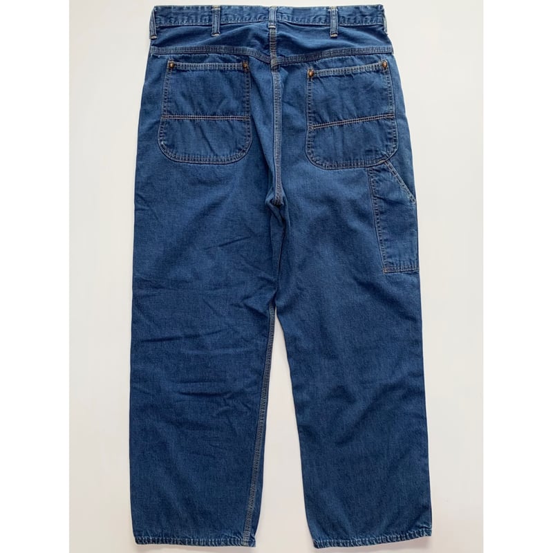 70s RED CAMEL DENIM PAINTER PANTS Size W33L28 |