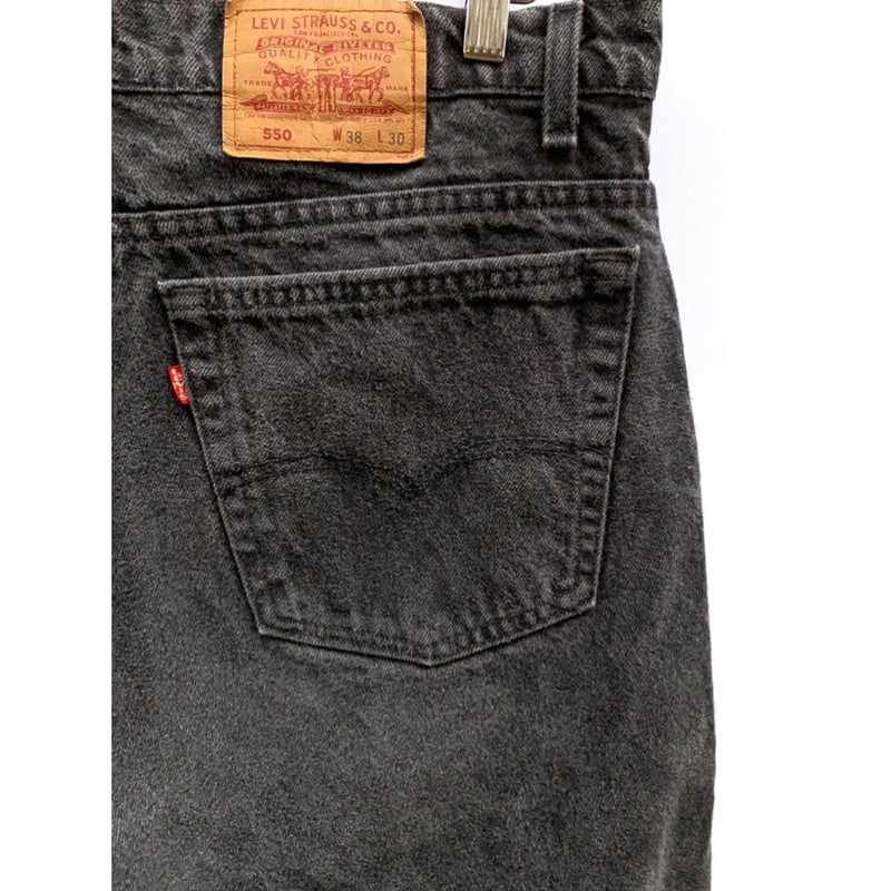 90s Levi's 550 BLACK DENIM MADE IN USA 🇺🇸 Size 90s Levi's 550 BLACK DENIM MADE IN USA 🇺🇸 Size