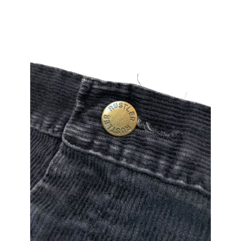 80s RUSTLER BLACK CORDUROY PANTS MADE IN USA 🇺🇸