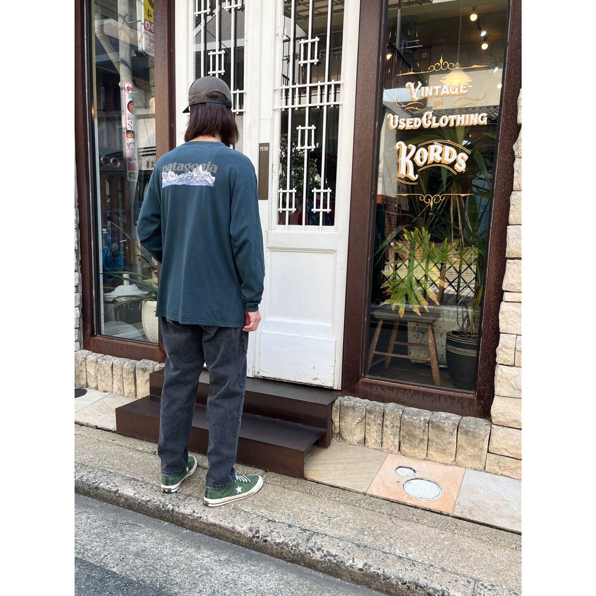 希少Lサイズ】90s パタゴニア USA製 Tom Killion ロンT L パタゴニアシャツ