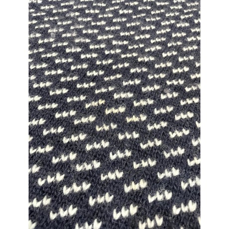 80s L.L.Bean "Birds Eye" WOOL KNIT MADE IN NORWAY🇳🇴 Size L-TALL