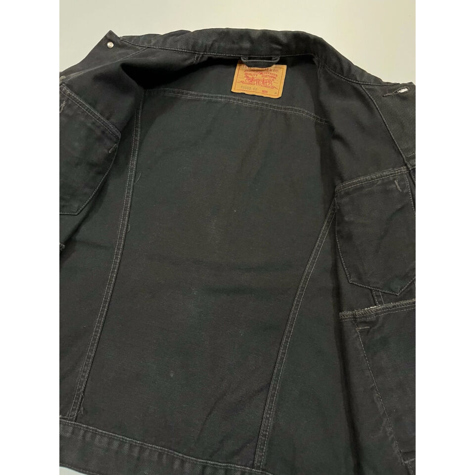 90's Levi’s 70503 BlackDenimJacket イタリア製 90's Euro Levi's 70503 ブラックデニムジャケットmot01090303253425