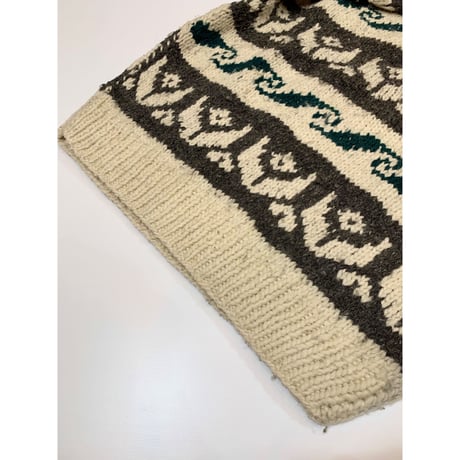 90s WOOL HAND KNIT MADE IN ECUADOR 🇪🇨 Size L