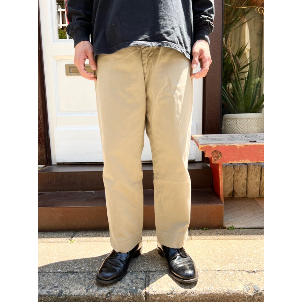60s US ARMY KHAKI TROUSERS Size W38L31→W36L28 | 60s US ARMY KHAKI TROUSERS Size W38L31→W36L28 |