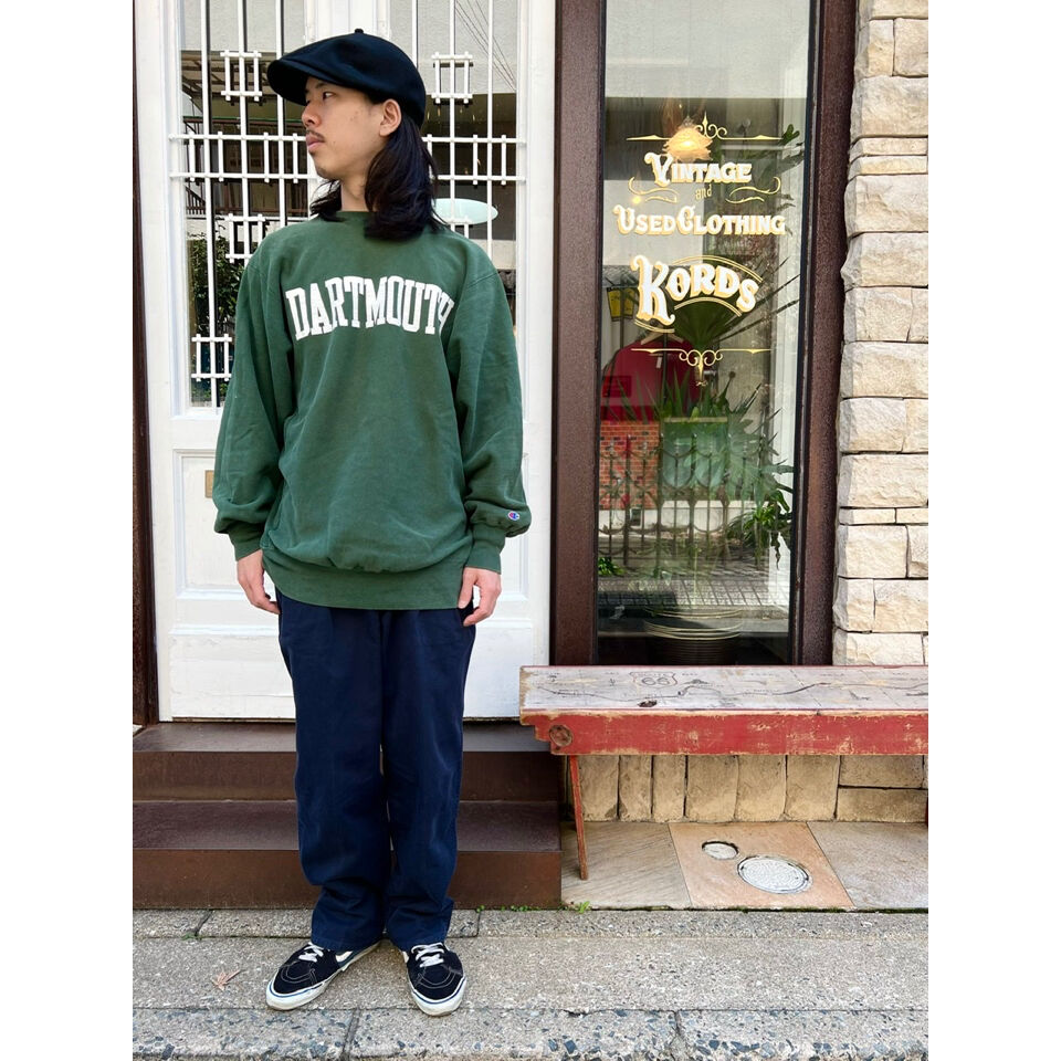 Champion DARTMOUTH スウェット Medium グリーン CHAMPION Full Zip Hood Block Dartmouth - Dartmouth Co-op