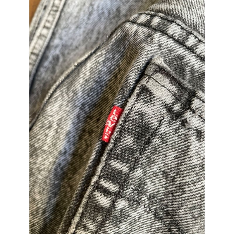 80s Levi's 501-0686 BLACK CHEMICAL DENIM PANTS