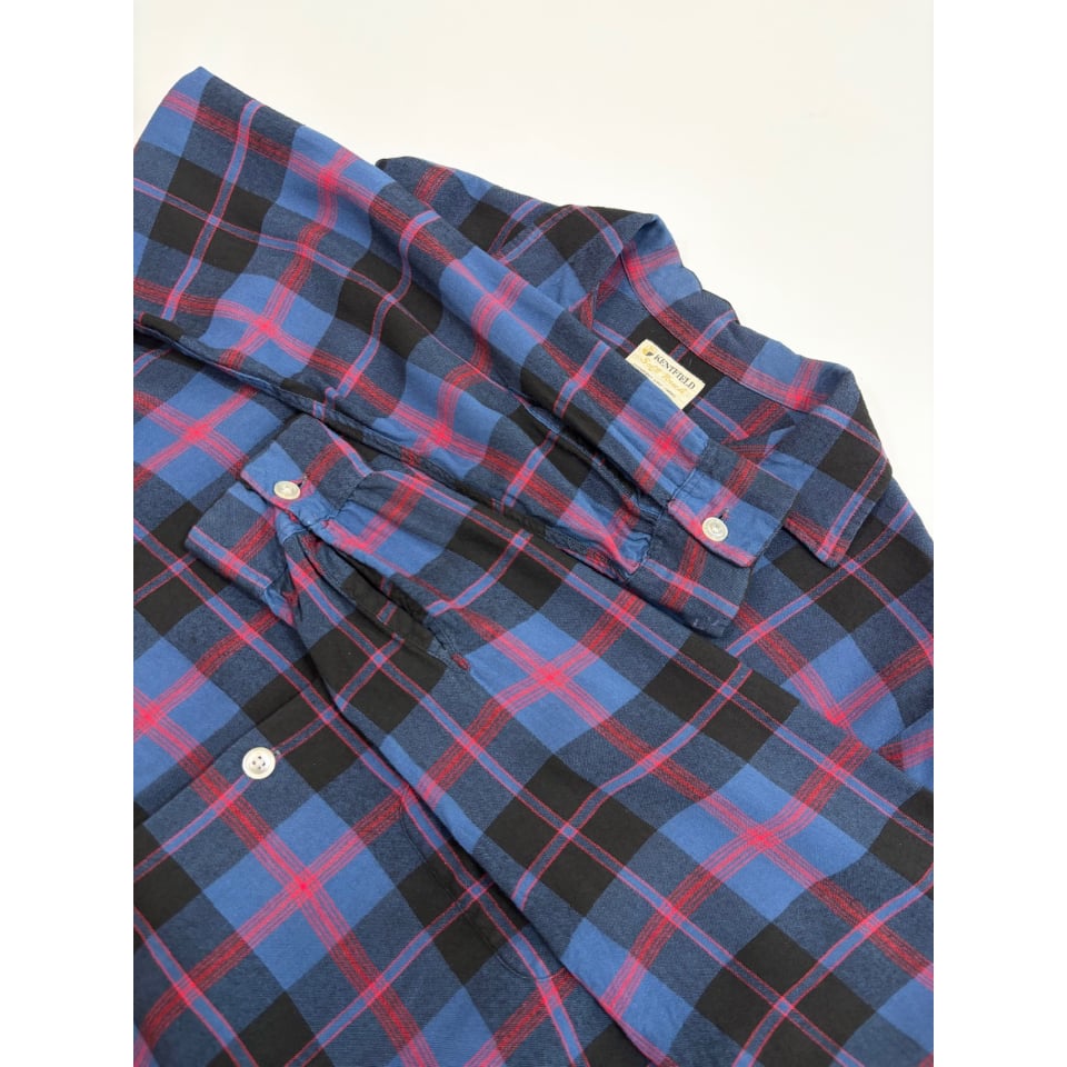 60s KENTFIELD OPEN COLLAR RAYON SHIRT Size M |