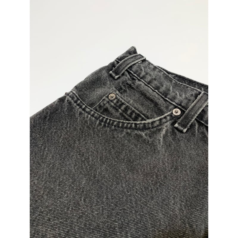 極美品USA製 90s Levi's 550 ブラック デニム　w32L32 USA製 90s Levi's 550 Black Denim Pants 黒 34×30 リーバイス