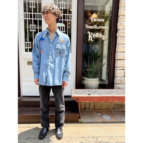 90s Wrangler BLACK DENIM PANTS MADE IN USA 🇺🇸 Size W36L30→W34L28
