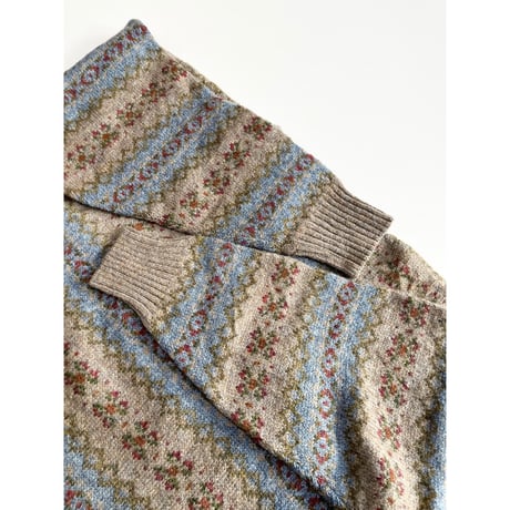 80s BROOKS BROTHERS SHETLAND WOOL KNIT MADE IN SCOTLAND 🏴󠁧󠁢󠁳󠁣󠁴󠁿 Size L