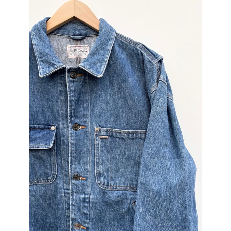 90s Ralph Lauren DENIM WORK JACKET MADE IN USA