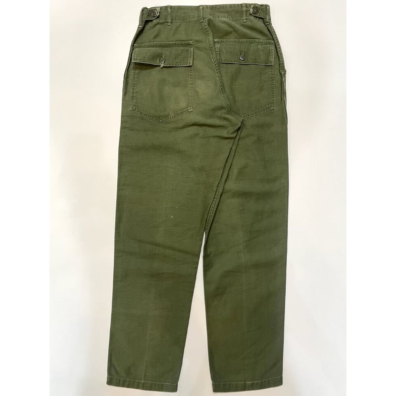 か*様 60s OG107 ベイカーパンツ 表記32×31 32×33】U.S.Army Utility Trousers OG-107 実物 米軍 ベイカーパンツ