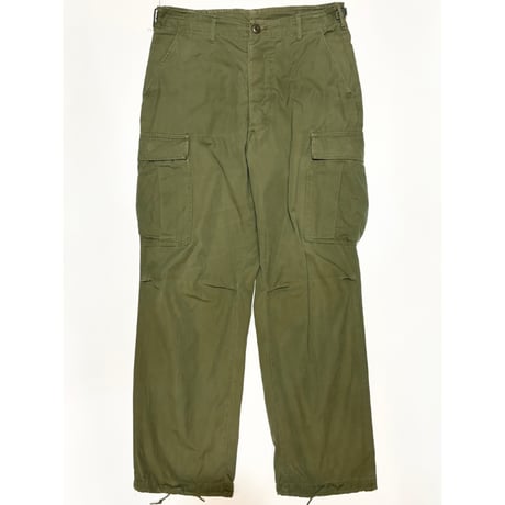 60s US AMRY Jungle Fatigue PANTS "3rd TYPE" Size MEDIUM-REGULAR