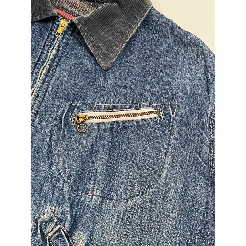 ジャケット・アウター 1950s vintage euro denim work jacket Vintage Warehouse Japan Jeans Trucker Jacket Small Warehouse